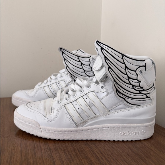 Adidas Jeremy Scott Wings 4.0 White High-Tops with Wings size 9 Mens - Picture 5 of 8